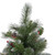 4.5' Full Mixed Spruce Artificial Christmas Tree with Glittered Branches - Unlit