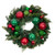 24" Green Christmas Cheer Artificial Wreath - Unlit
