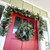 24" Green and Red Winter Frost Artificial Christmas Wreath - Unlit