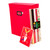 9" x 18" Candy Red Christmas Gift Bag and Tissue Paper Storage Box