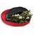 30" Red Unique Christmas Wreath Storage Bag with Direct Suspend