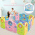 Costway 14 Panel Baby Playpen Kids Activity Center w/ Gate Indoor & Outdoor Baby Fence