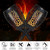 Costway 4pcs Solar Torch Lights Waterproof Flickering Dancing Flame Landscape Decoration