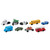 9-Piece Blue and White Educational Teaching Tool on the Road Mini Figurines 12.75"