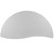 60" Gray Half Circle Collaborative Wave Activity Table with Adjustable Legs