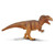 12" Orange and Brown Tyrannosaurus Rex Figurine