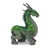 5" Gray and Green Wingless Jungle Dragon Figurine
