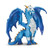 6" White and Gold Educational Guardian Dragon Figurine