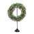 30" Black Metal Christmas Wreath Hanger Stand