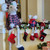 Set of 2 Boy and Girl Sitting Plush Christmas Mice Figures 16"