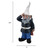 Saluting U.S. Marine Dress Blues Military Garden Gnome Statue 8 in x 4 in x 2.25 in