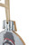 9.5" Black and Red Smiling Snowman Christmas Wall Decor
