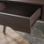 41.5" Walnut Brown Contemporary Rectangular Coffee Table with Drawers