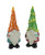 Pair of Colorful Whimsical Terracotta Nisse Gnome Statues