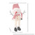 22" Red and White Snowman with Striped Hat Christmas Tabletop Decor