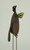 Metal Art Whimsy Standing Parrot LED Lighted Solar Statue Set of 2