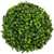 9" Two Tone Green Artificial Boxwood Topiary Garden Sphere