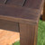 69" Coffee Brown Contemporary Rectangular Outdoor Patio Dining Table