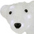 Lighted Commercial Grade Acrylic Polar Bear Outdoor Christmas Decoration - 13.5"- Polar White LED Lights