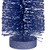 12" Blue Glitter Sisal Christmas Tree Tabletop Decoration