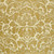 72" Ivory and Gold Contemporary Damask Christmas Table Runner