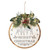 12" Lighted Wooden "Merry Christmas" Round Christmas Wall Decoration