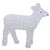 18" Lighted Commercial Grade Acrylic Baby Reindeer Christmas Outdoor Decoration