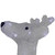 LED Lighted Commercial Grade Acrylic Reindeer Outdoor Christmas Decoration - 15" - Pure White Lights