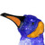 26" Lighted Commercial Grade Acrylic Penguin Christmas Display Decoration