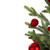 18" Potted Pine with Red Ornaments Medium Artificial Christmas Tree – Unlit