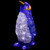 LED Lighted Commercial Grade Acrylic Penguin Outdoor Christmas Decoration - 12.5"