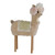 14" Standing Beige and Pink Llama in Earmuffs Tabletop Christmas Decoration