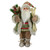 18"Standing Santa Christmas Figure Carrying Skis and Presents