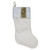 20" Gold and White Reversible Sequin Cuff Christmas Stocking