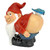 8" Red and Blue Medium Loonie Moonie Gnome Garden Statue