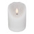 4" LED White Flameless Battery Operated Wax Candle