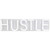 20” Bright White Neon Style Hustle LED Lighted Wall Sign
