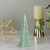 8" Green Pearl Finished Ceramic Christmas Tree Tabletop Decor