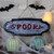 20.5" Red and Gray Animated 'Spooky' Halloween Sign
