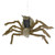 24" Brown Floating Spider with LED Eyes Halloween Decoration