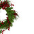 24-Inch Mixed Pine and Red Berry Artificial Christmas Wreath - Unlit