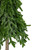 Downswept Iced Artificial Christmas Tree with Wood Base - 25.5" - Unlit