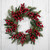 Frosted Red Berries and Foliage Artificial Christmas Wreath - 18" - Unlit