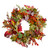 Leaves and Berries Artificial Fall Harvest Wreath - 20-Inch, Unlit