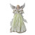 16" Lighted Gold and Platinum Angel Christmas Tree Topper - Clear Lights