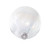 Club Pack of 20 Clear Iridescent Glass Ball Christmas Ornaments 3"