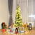 Costway 5Ft6Ft7Ft9Ft PVC Artificial Pencil Christmas Tree Slim Green - CM20653