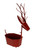 Rustic Metal Art Deer Indoor Outdoor Decorative Tub or Planter Sculpture - STI-C19158-WT