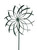 18 in. Metal Garden Stake Flower Wind Spinner Sculpture - UD-UX9157-YL