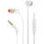 JBL T110 Pure Bass In-Ear Headphones - JBLT110WHT